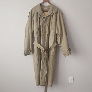 Vintage Classic Wool Underline Trench Coat